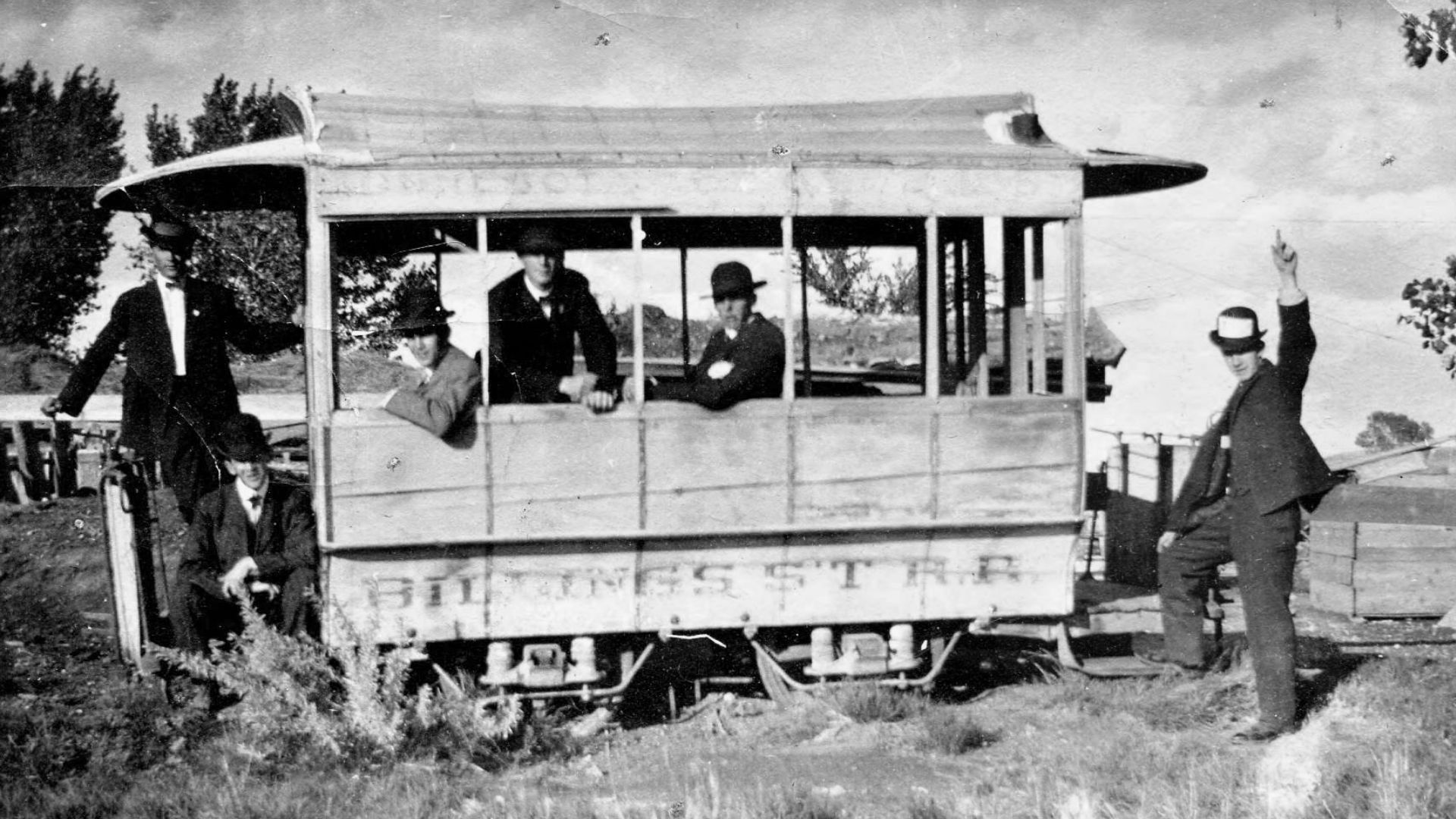 Billings Street Railroad car, 1908